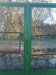 Широкие откатные ворота для проездов до 16 метров. Фундаментные работы, изготовление, автоматизация в Киеве и Киевской области (Обуховский р-н)