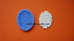 Силіконовий молд "Рамочка для камеї 2"