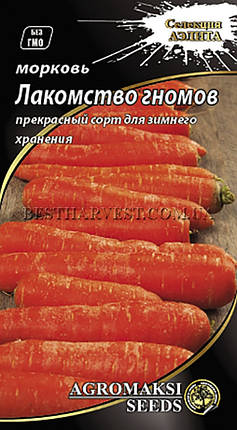 Насіння моркви "Ласощі гномів" 3 г, фото 1