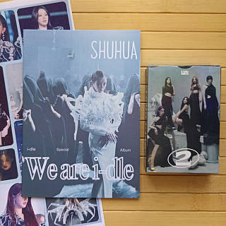 Набор Шухуа Айдиль Shuhua (G)I-dle фотобук ломо карты Стикерпак (не прорезной) 23806