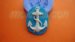 Силіконовий молд "Камея якір"