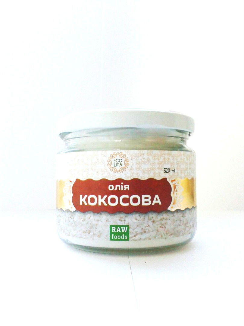 Кокосова олія холодного віджиму Ecoliya 180 мл