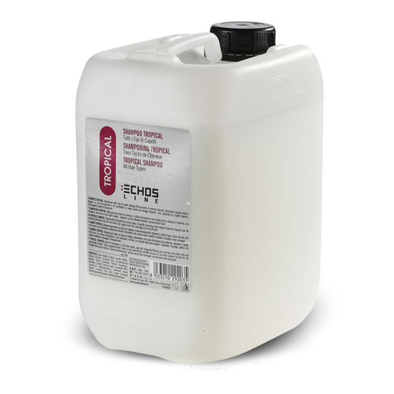 Шампунь тропічний для всіх типів волосся - Echosline Tropical Shampoo 5000ml каністра (Оригінал)