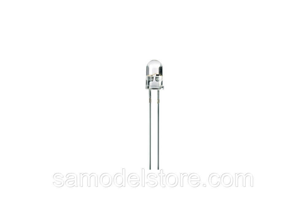 Світлодіод 3 мм 12 В синій, фото 1