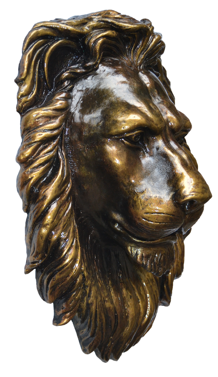Барельеф голова льва - фото 2 - id-p499948867