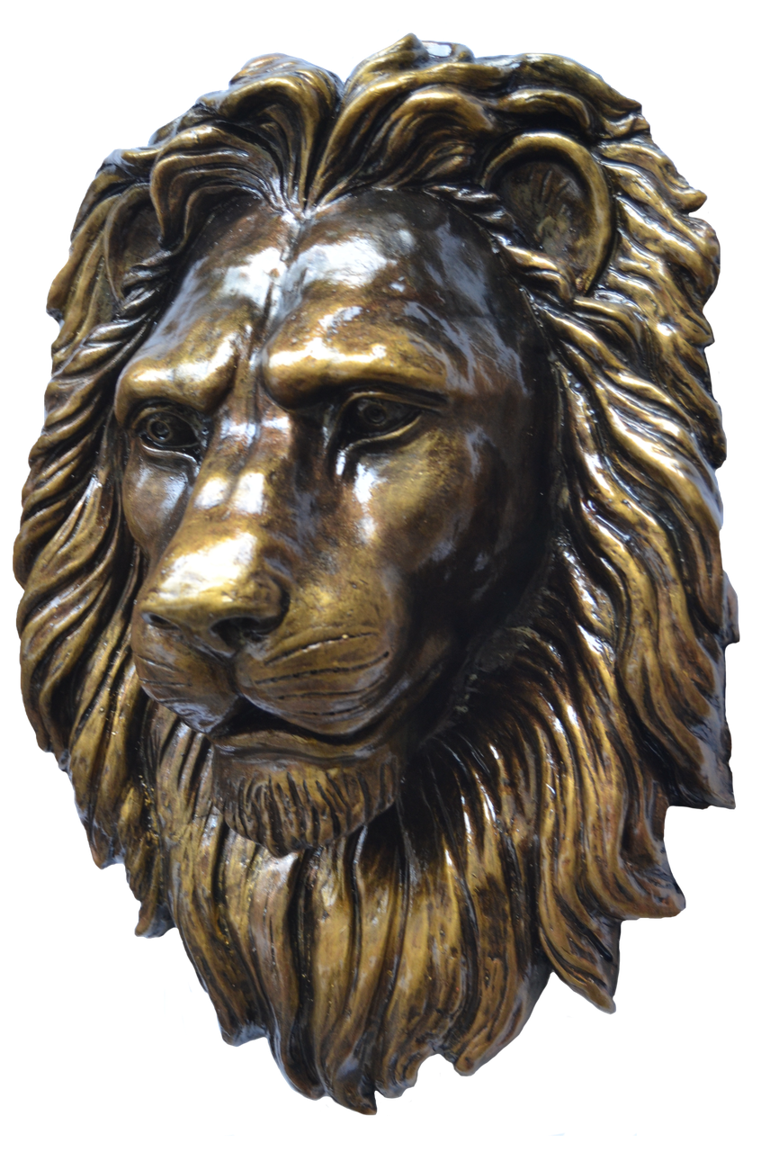 Барельеф голова льва - фото 3 - id-p499948867