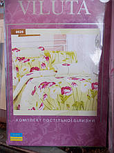 Постільна білизна Viluta", двоспальний набір, 220х200, малюнок з квітами