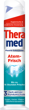 Освежающая зубная паста Theramed Atem-Frisch с дозатором 100 мл