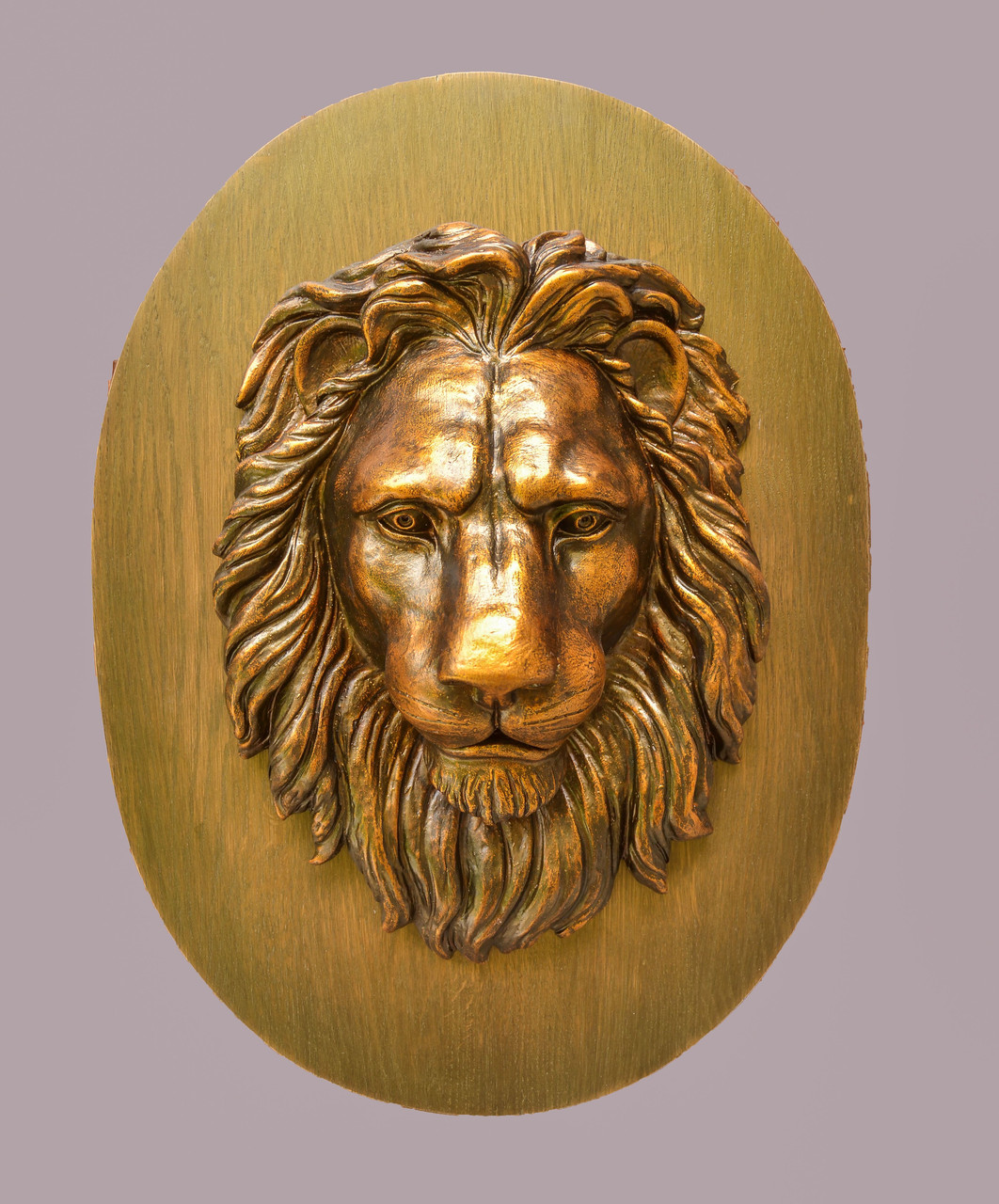 Настенный декор - большая голова льва - фото 1 - id-p489948735