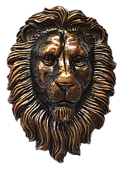 Голова лева - настінний декор