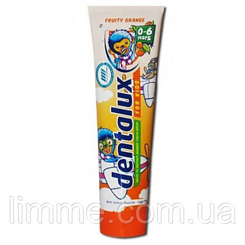 Детская зубная паста dentalux o smaku erdbeere 0-6 lat 100 мл (зі смаком полуниці) - фото 2 - id-p504609062