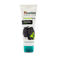 Детокс-скраб для лица Himalaya Herbals Detoxifying Scrub With Activated Charcoal с углем и зеленым чаем, 75 мл