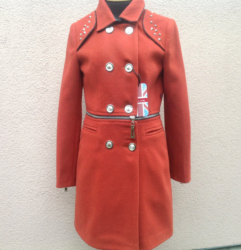 Пальто кашемірове демісезонне розмір 42