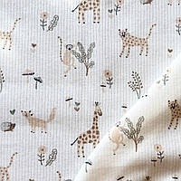 Інтерлок рубчик преміум'якості мілі звірюшкі