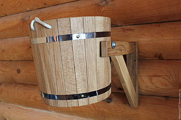Відро дубове для лазні
