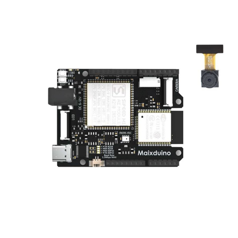 Sipeed Maixduino для RISC-V AI+IoT — оценочный комплект с Kendryte K210 и ESP32