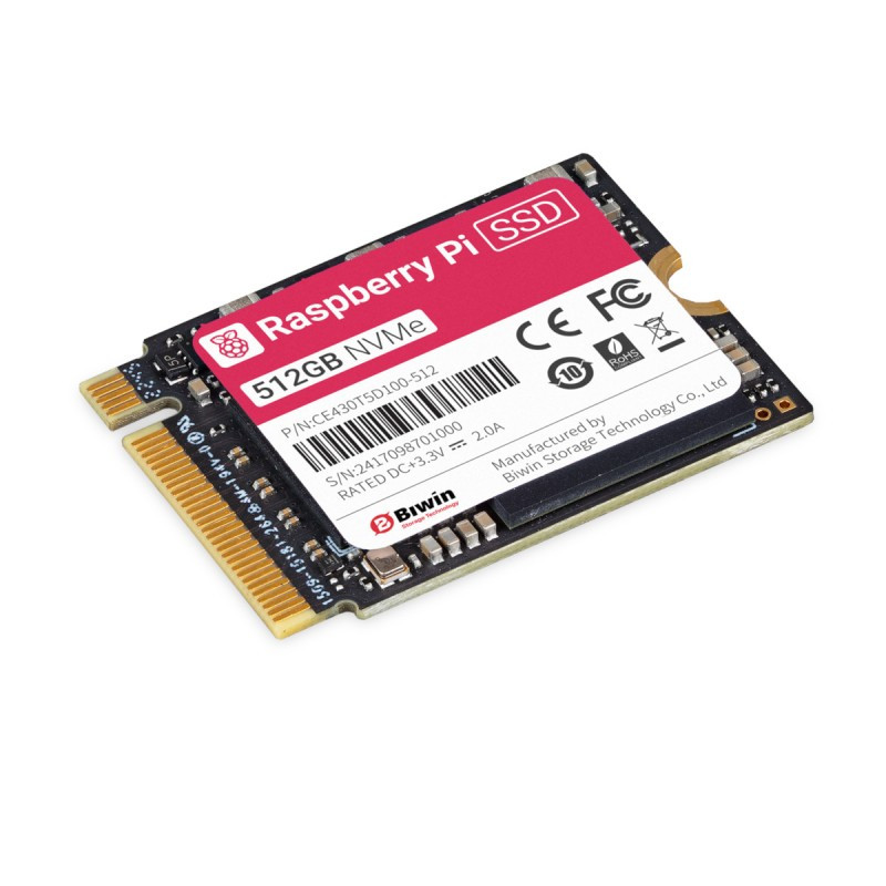 Raspberry Pi 512 ГБ SSD - SSD для компьютеров Raspberry Pi