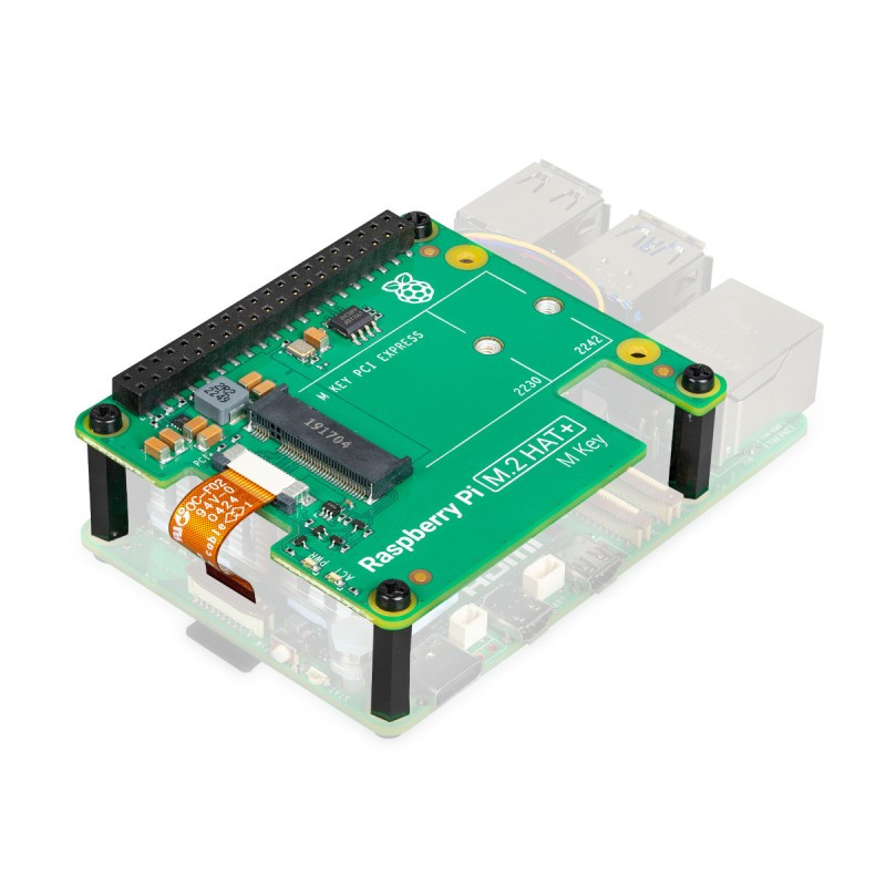 M.2 HAT+ – офіційний M.2 HAT для Raspberry Pi 5, фото 1