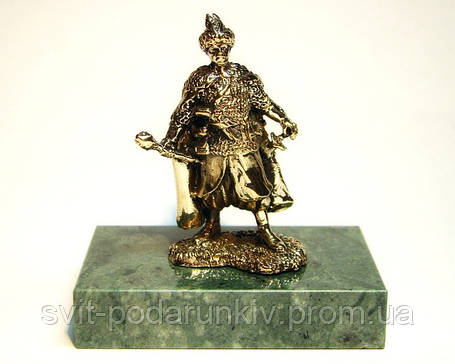 Гетьман бронзова статуетка в подарунок, фото 2