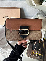 Coach Morgan Shoulder Bag Brown/Black  Medium 24 x 16 x 8