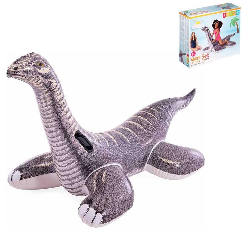 Intex Надувний плотик 57584 (6) розмір 178 x 94см, Бронтозавр, фото 1