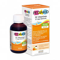 Сироп для дітей, здоровий фізичний розвиток:22витамина і оліго-елемента Pediakid, 125мл