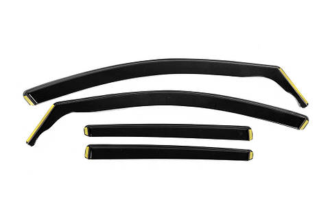 Вставные дефлекторы окон Niken Luxury (HB, 5 дверей, 4 шт) для Volkswagen Golf 7/E-Golf 2012-2020 гг