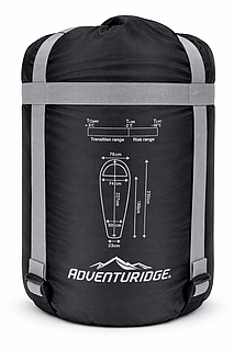 Спальный мешок, спальник весна-осень +3 °С Adventuridge, серый