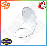 TS Сидіння унітазу з кришкою ZERIX Extra Line біле для унітазу кріплення Slim Duroplast Soft-close Quick release SHT55_Q