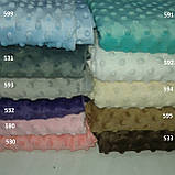 Плюш мілки фіолетовий, ширина 84 см, щільність 350 г/м, фото 2