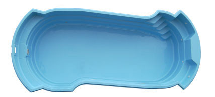 Бассейн "ЛИДЕР-1" 8,63 х 3,33 х 1,6м. Базовый цвет - голубой. - фото 1 - id-p504765903