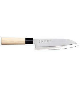 Японський ніж сантоку для нарізування м'яса, риби й овочів Seki Ryu, 17,5 см