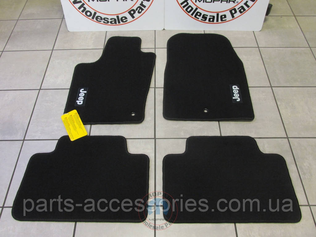 Jeep Grand Cherokee 2010-2013 Килимки килимки велюрові чорні Premium передні задні Нові Оригінал