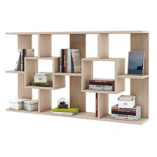 Полка навесная на стену IdealMebel Trend 37, книжная полка, декоративная полка в комнату, дом.