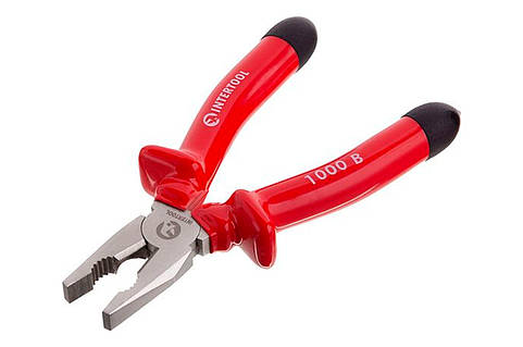 Плоскогубці Intertool 200 мм 1000В (NT-0314)