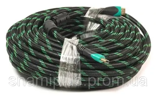 Кабель HDMI (M) - HDMI (M), 30 м, Black, PowerPlant, V2.0 (KD00AS1297)