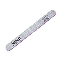 Пилка для ногтей Kodi Professional 80/80 прямая цвет светло-серый