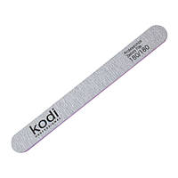 Пилка для ногтей Kodi Professional 180/180 прямая цвет светло-серый