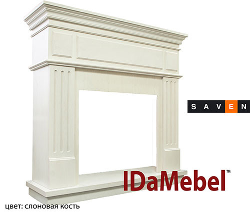 Камін портал для електрокаміна DIMPLEX IDaMebel New York (портал без топки під електрокаміни)