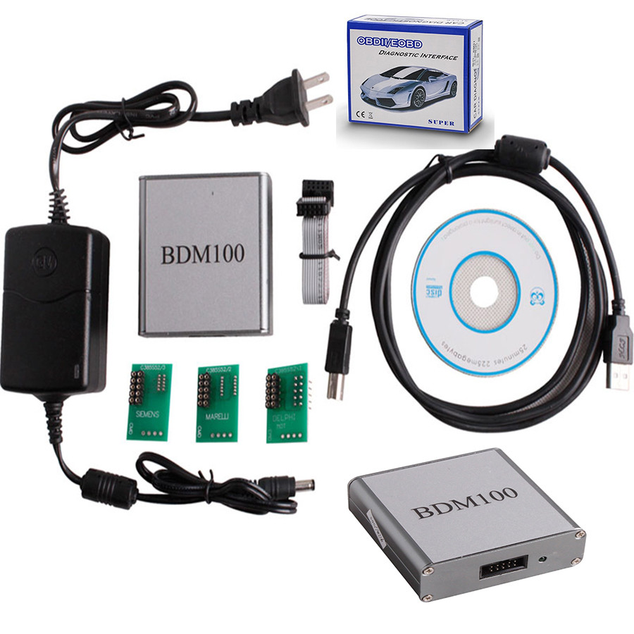 BDM100 ECU Bosch Delphi Siemens Marelli Chip Tuning Tool OBDII EOBD V1255 Full Програматор BDM 100 (БДМ100), фото 1