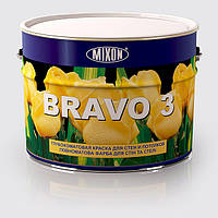 Глубокоматовая краска для стен и потолков Mixon Bravo-3. 1 л 10 л