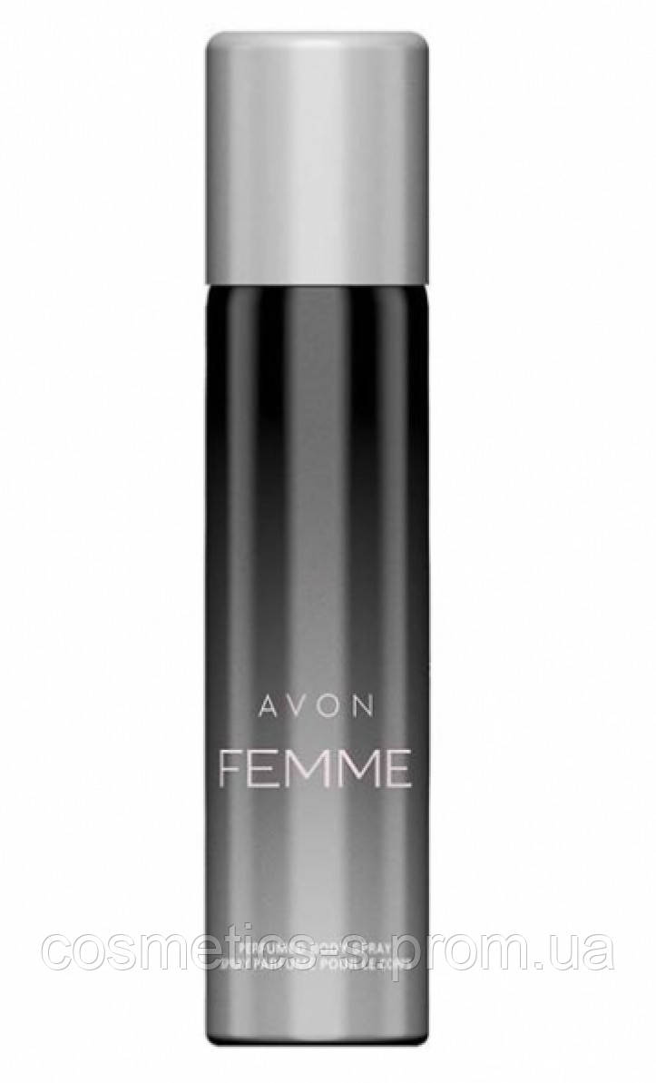 Avon Femme парфумований дезодорант спрей для тіла, ейвон (фем), 75 мл