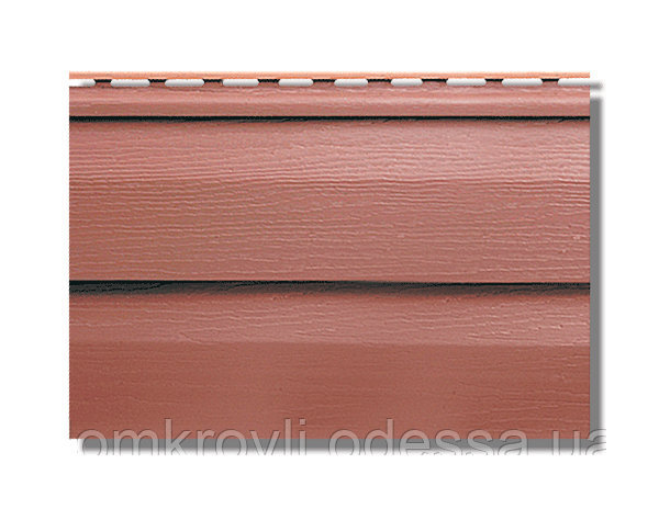 Вінілові сайдинг ТМ KANADA Плюс Преміум дуб червоно-коричневий