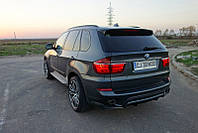 Спідниця заднього бампера тюнінг BMW X5 E70 рестайл-стиль Performance