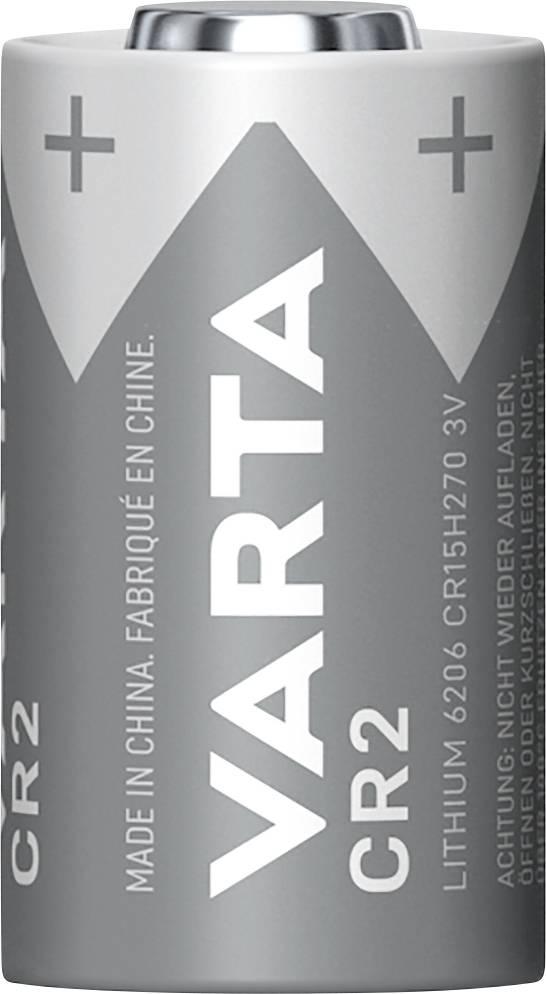Батарейка для камери CR 2 Varta VARTA LITHIUM Циліндрична CR2 Блістер 2 880 мАг 3 В 2 шт., фото 1