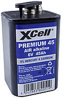 Аккумулятор 4R25 XCell, 6 В, 45000 мАч, цинково-воздушный, пружинный контакт, 1 шт.