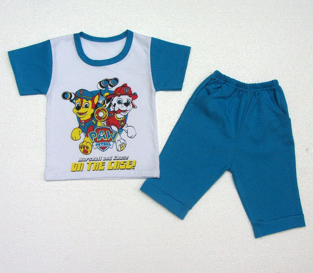 Комплект детский летний для мальчика Патруль, футболка и шорты, р.р.86-128 см - фото 2 - id-p505066213