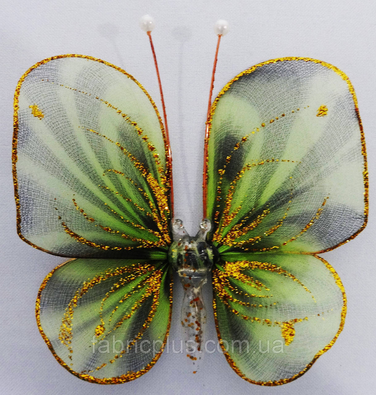 Метелик декоративний на шпильці маленький