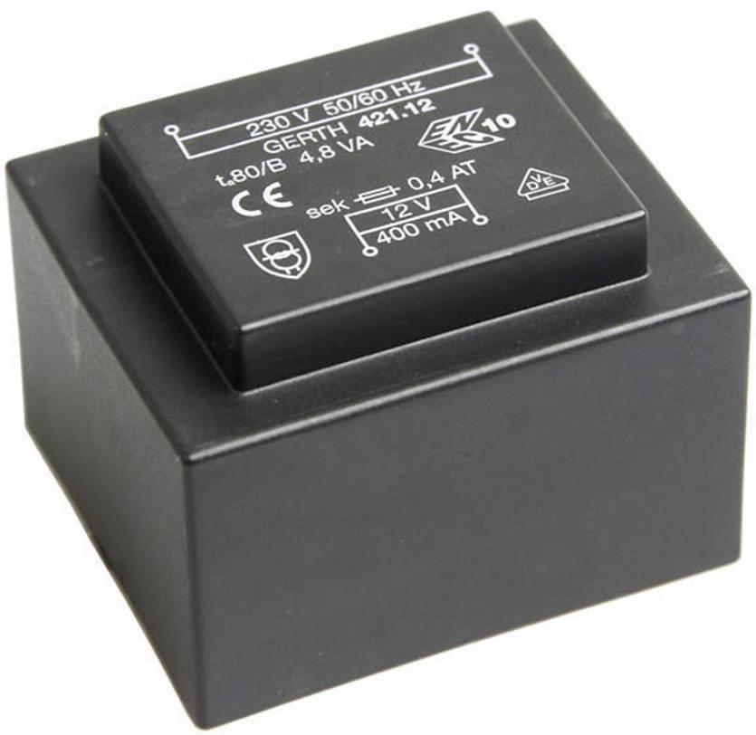 Трансформатор PCB, EI 42/14,8 Gerth PT421501 230 В Н/Д Н/Д 4,8 ВА, фото 1