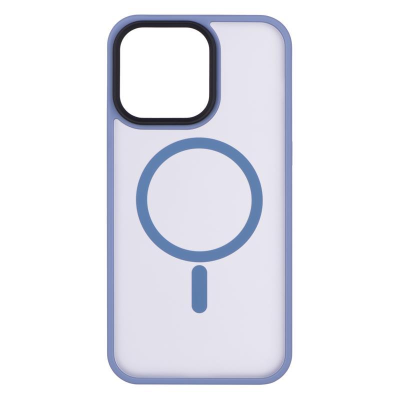 Чехол 2Е Basic для iPhone 15 Ultra, Soft Touch MagSafe Cover, синий светлый, фото 1